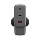 ENERGEA AMPCHARGE GAN100, 2C1A PD/PPS/SCP/QC3.0/AFC/FCP/ WALL CHARGER,100W (UK) - GUNMETAL