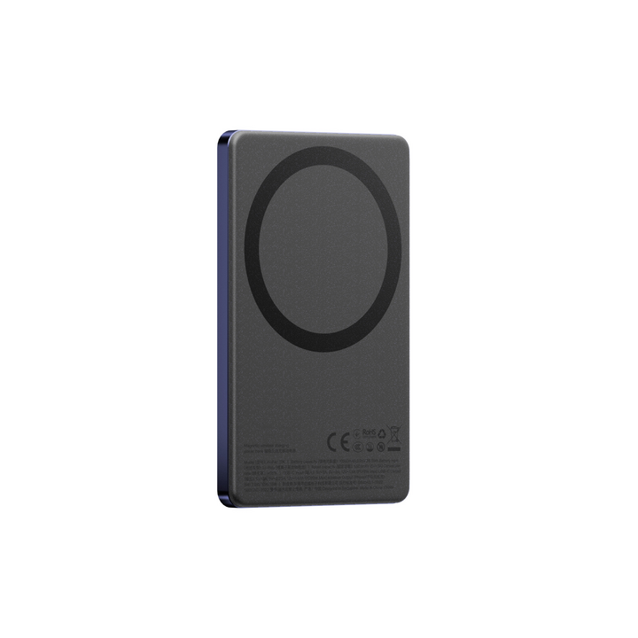 ENERGEA ALUPAC MINI,  5000MAH MINI ALUMINIUM MAGSAFE COMPATIBLE POWER BANK - INDIGO BLUE