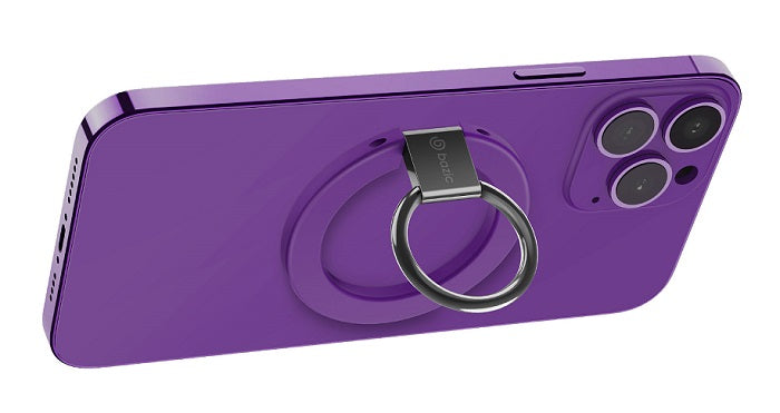 BAZIC GOMAG GRIP, MAGSAFE COMPATIBLE MAGNETIC PHONE GRIP - PURPLE