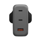 ENERGEA AMPCHARGE GAN100, 2C1A PD/PPS/SCP/QC3.0/AFC/FCP/ WALL CHARGER,100W (UK) - GUNMETAL