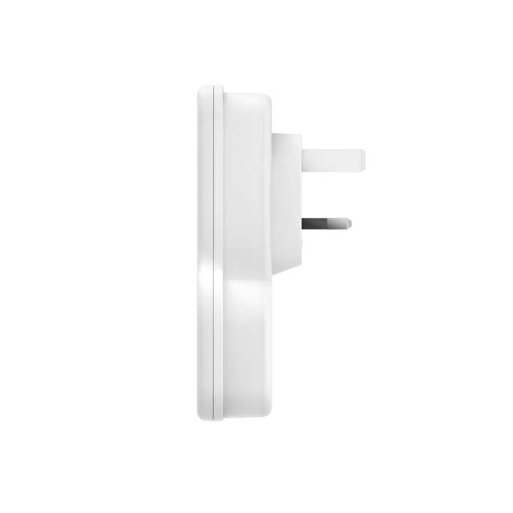 BAZIC GOPORT TRIO, EXTENSION WALL CHARGER WITH BUILT-IN USB OUTPUT - WHITE