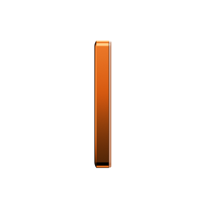 ENERGEA ALUPAC 10K,  10000MAH ULTRA LIGHT ALUMINIUM MAGSAFE COMPATIBLE POWER BANK - ORANGE