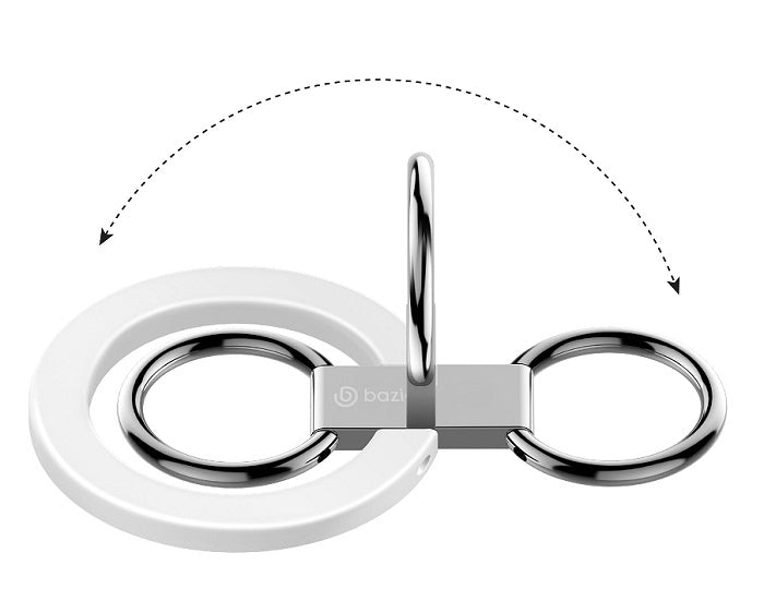 قبضة BAZIC GOMAG، قبضة هاتف مغناطيسية متوافقة مع MAGSAFE - أبيض