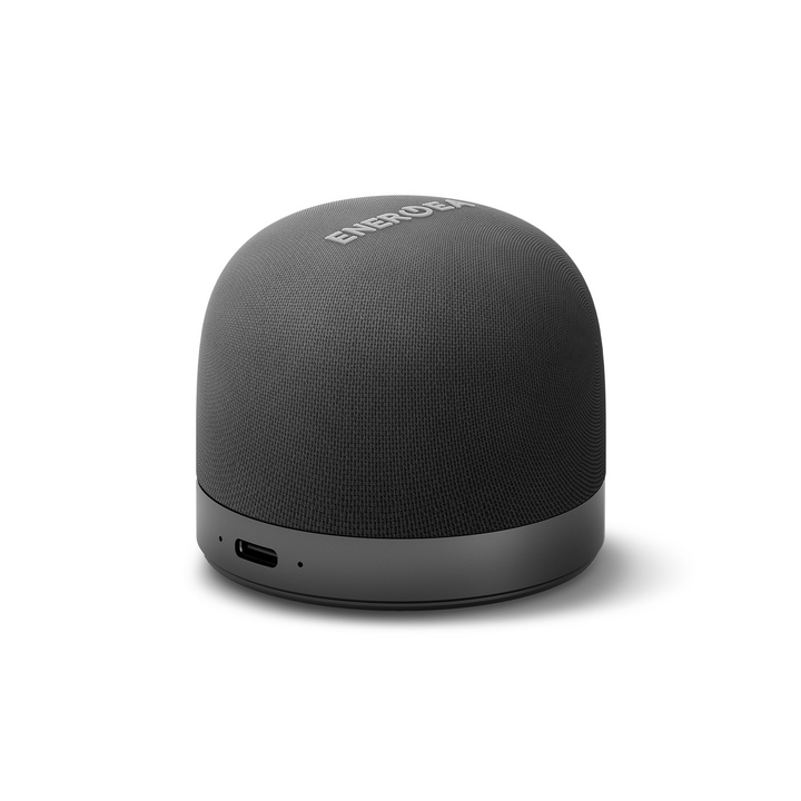 ENERGEA MAGAUDIO GO PLUS, QI PORTABLE MAGSAFE SPEAKER WITH LANYARD - CHARCOAL