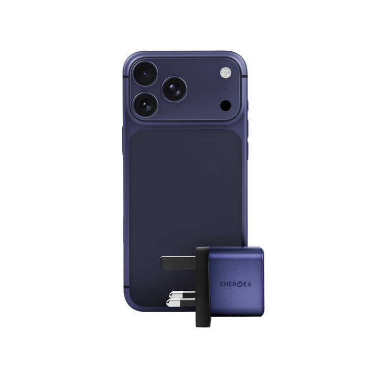Energea AmpCharge 45 AVS Wall Charge 45W With Max 60W (UK) - Indigo Blue