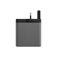 ENERGEA AMPCHARGE GAN100, 3C PD/PPS/SCP/QC3.0/AFC/FCP/ WALL CHARGER,100W (UK) - GUNMETAL