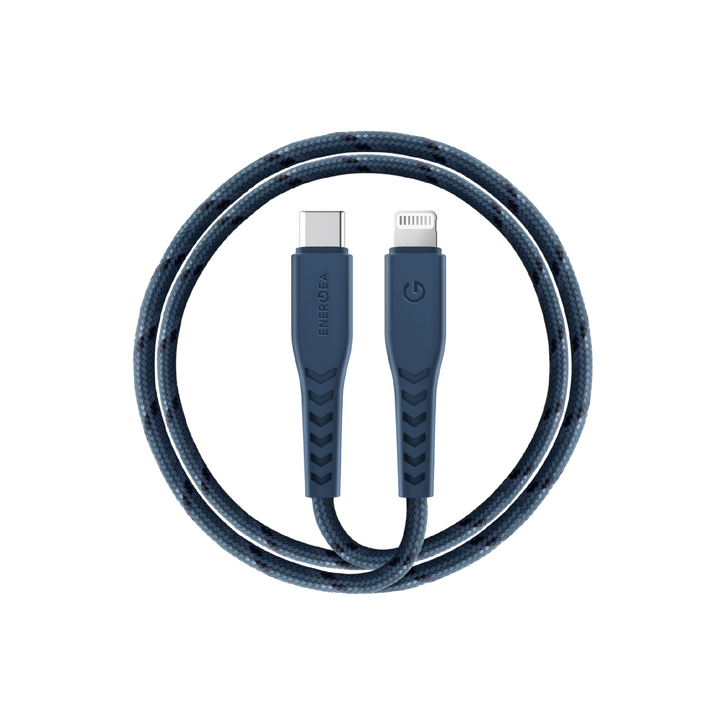 ENERGEA NYLOFLEX CABLE, USB-C TO LIGHTNING C94 MFI 1.5M – BLACK