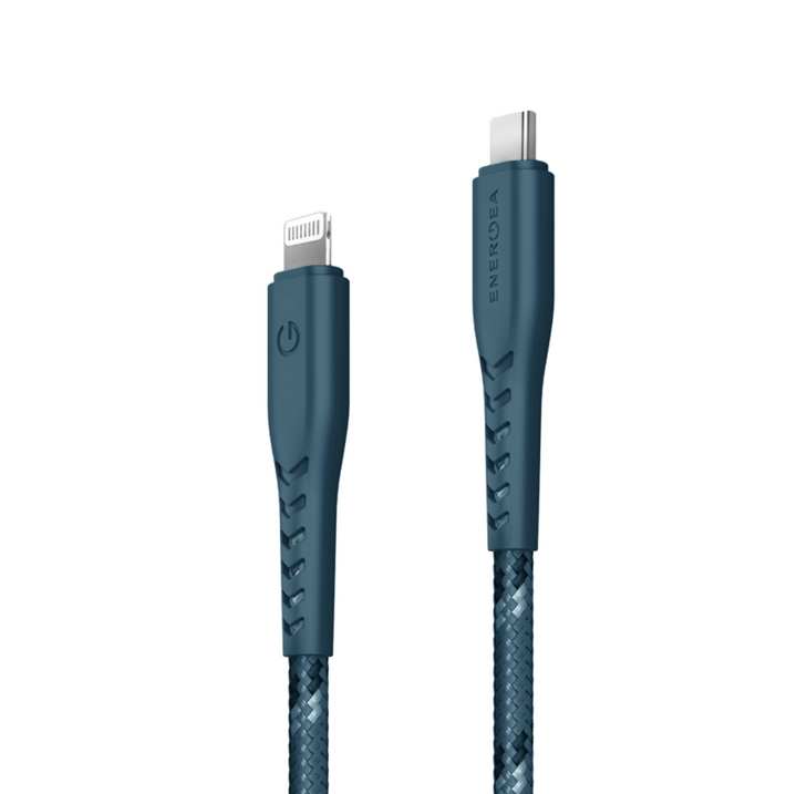 ENERGEA NYLOFLEX CABLE, USB-C TO LIGHTNING C94 MFI 1.5M – BLACK