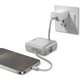 BAZIC GOPOWER FUSION MINI 10K, 3IN1 10000MAH POWERBANK WITH BUILT-IN USB-C AND LIGHTNING CABLE - PEBBLE