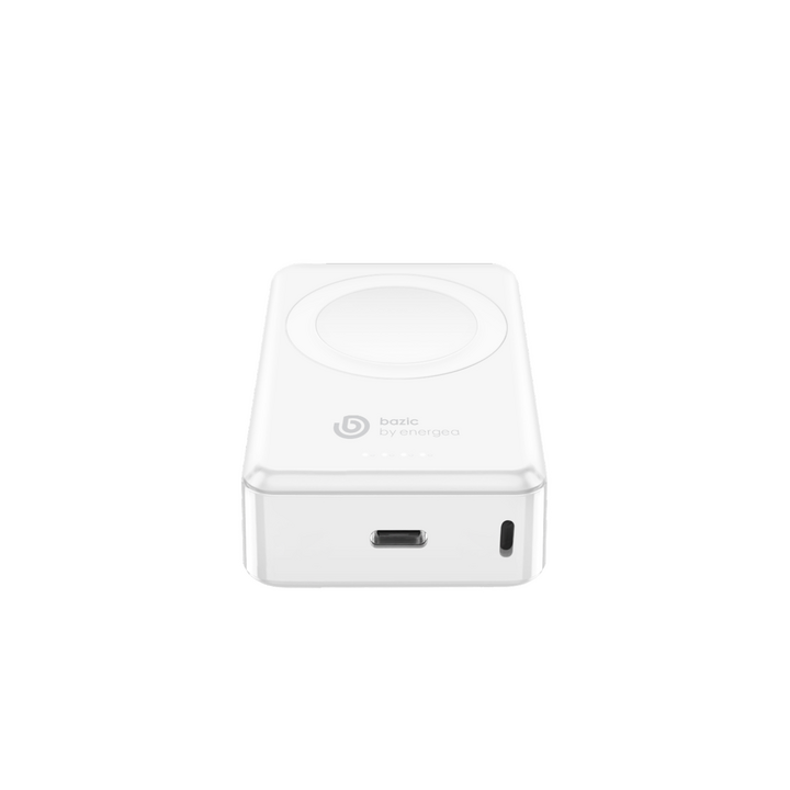 BAZIC GOPOWER MINI, 4000MAH PORTABLE APPLE WATCH CHARGER - WHITE