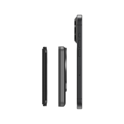 ENERGEA MAGWALLET CASH 5K, 5000MAH MAGPAC PLUS POWER BANK WITH MAGWALLET CASH - GUN/BLK