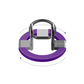 BAZIC GOMAG GRIP, MAGSAFE COMPATIBLE MAGNETIC PHONE GRIP - PURPLE