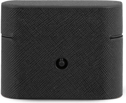 Guess Pu Saffiano Round Shape Case With Metal Logo For Airpods Pro 1st GEN