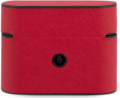 Guess Pu Saffiano Round Shape Case With Metal Logo For Airpods Pro 1st GEN