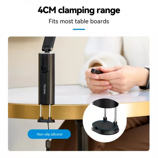 TELESIN Remote Contro Travel Mount-Clamp Type BLACK