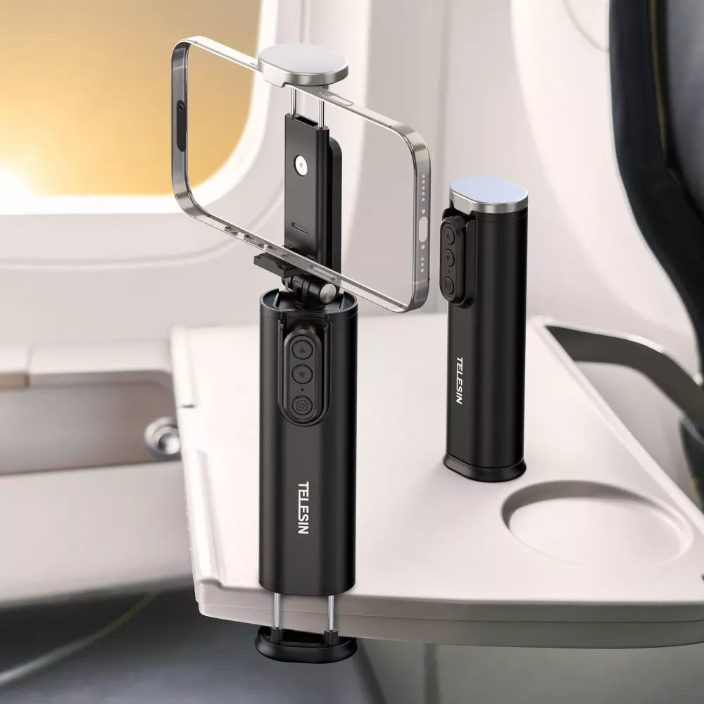 TELESIN Remote Contro Travel Mount-Clamp Type BLACK