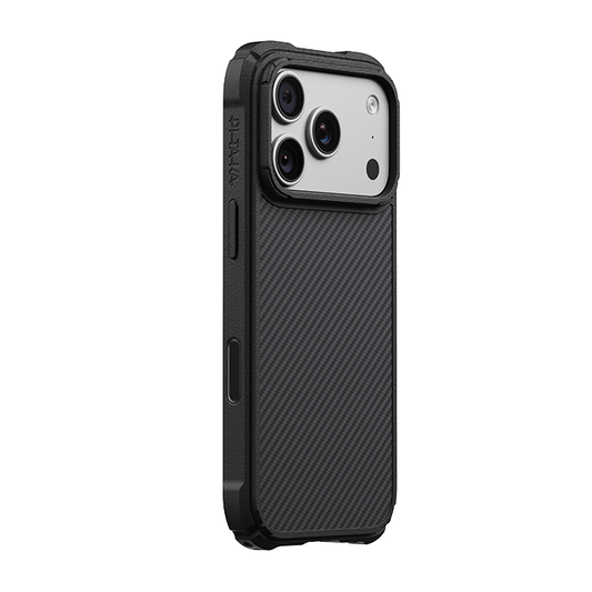 PIATAK Cairn Case for iPhone 18 Pro Max Classic-Black Grey(Twill)-01