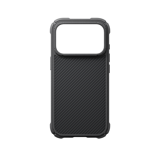 PIATAK Cairn Case for iPhone 18 Pro Max Classic-Black Grey(Twill)-01