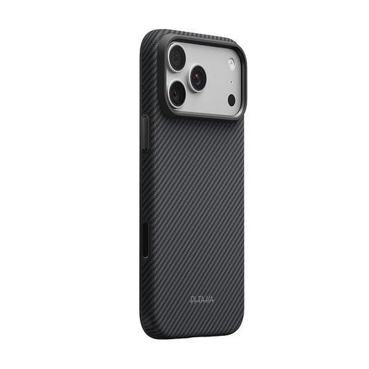 PITAKA Summa Case for iPhone 18 Pro Max Classic-Black Grey(Twill)-01