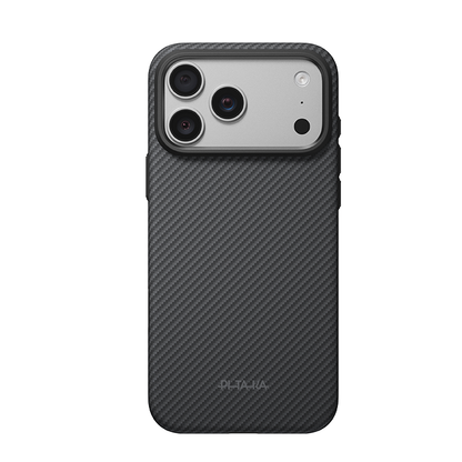 PITAKA Summa Case for iPhone 18 Pro Max Classic-Black Grey(Twill)-01