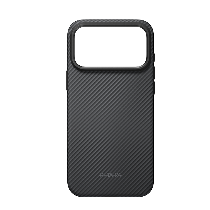 PITAKA Summa Case for iPhone 18 Pro Max Classic-Black Grey(Twill)-01