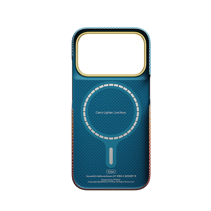 PITAKA Edge Case For iPhone 18 Pro Max  Sunset2.0-California Dream-01