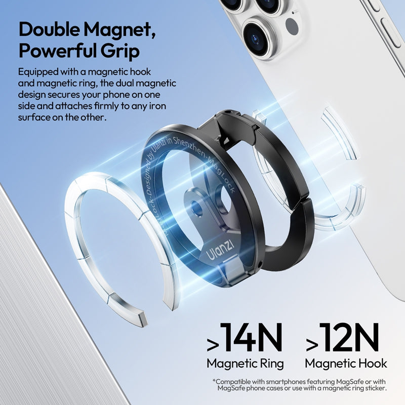 Ulanzi MA02 MagLock Dual Magnetic Phone Stand
