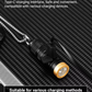 YEMAO M10 MULTI-FUNCTIONAL TG3 BULB MINI NECKLACE FLASHLIGHT