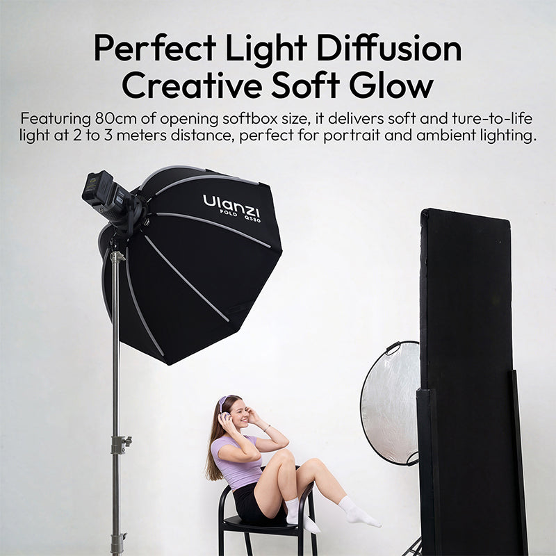 Ulanzi FOLD QS80 Standard Bowens Mount Softbox 80cm