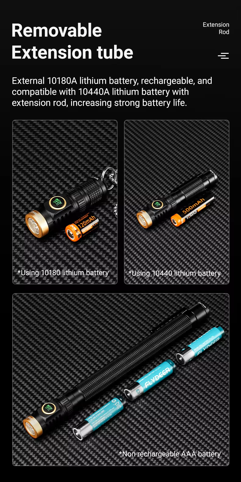 YEMAO M10 MULTI-FUNCTIONAL TG3 BULB MINI NECKLACE FLASHLIGHT