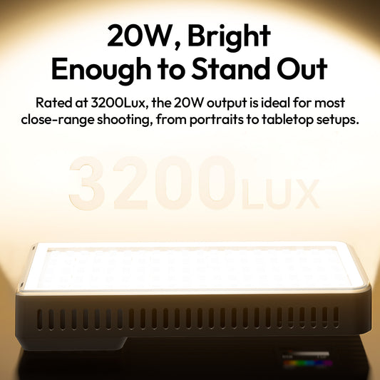 Ulanzi K20RGB 20W Panel Light
