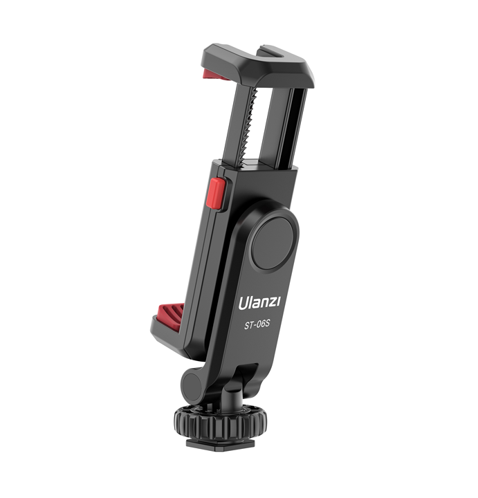Ulanzi ST-06S Hot Shoe Phone Clamp Black