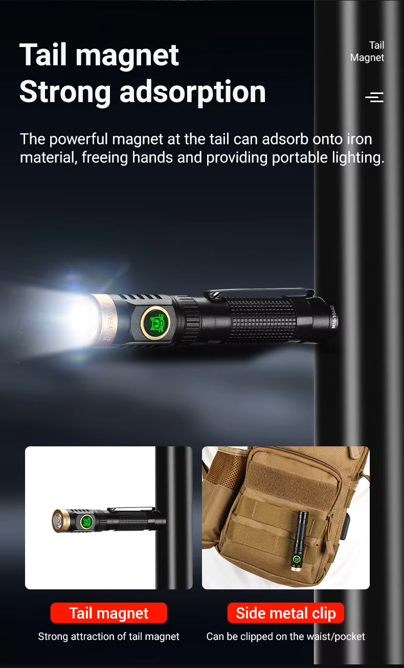 YEMAO M10 MULTI-FUNCTIONAL TG3 BULB MINI NECKLACE FLASHLIGHT