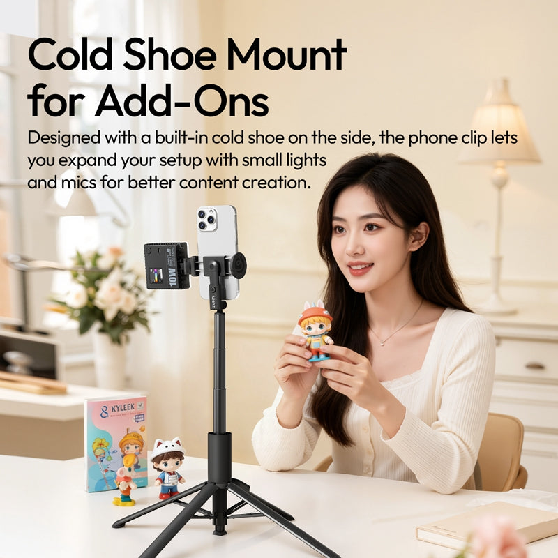 Ulanzi MT86 Automatic Phone Tripod Black (1.5m)