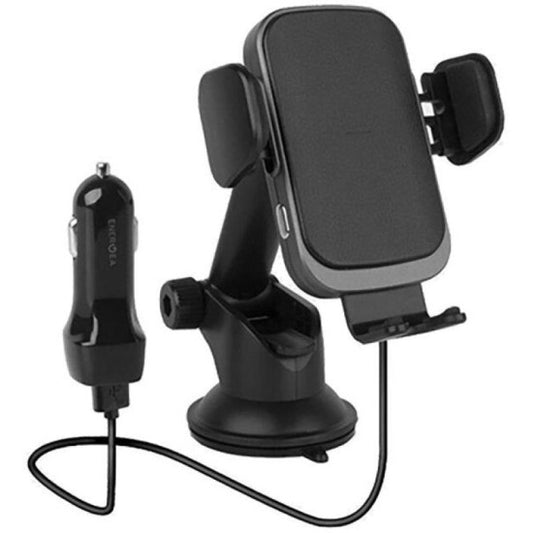 ENERGEA WIMOUNT SENSE 2.0 ALL-IN-1 DASHBOARD/ WINDSCREEN/ AIRVENT MOUNT WITH WIRELESS CAR CHARGER - BLACK