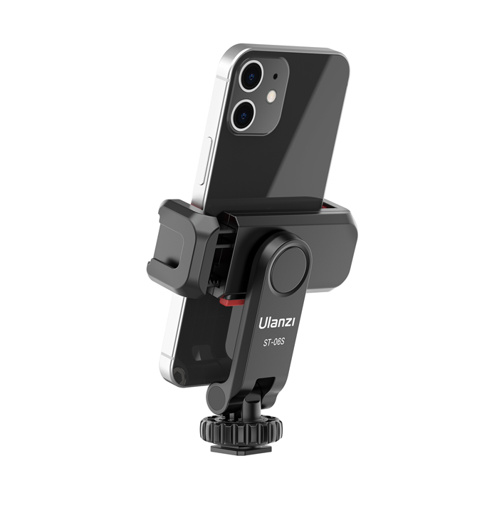 Ulanzi ST-06S Hot Shoe Phone Clamp Black