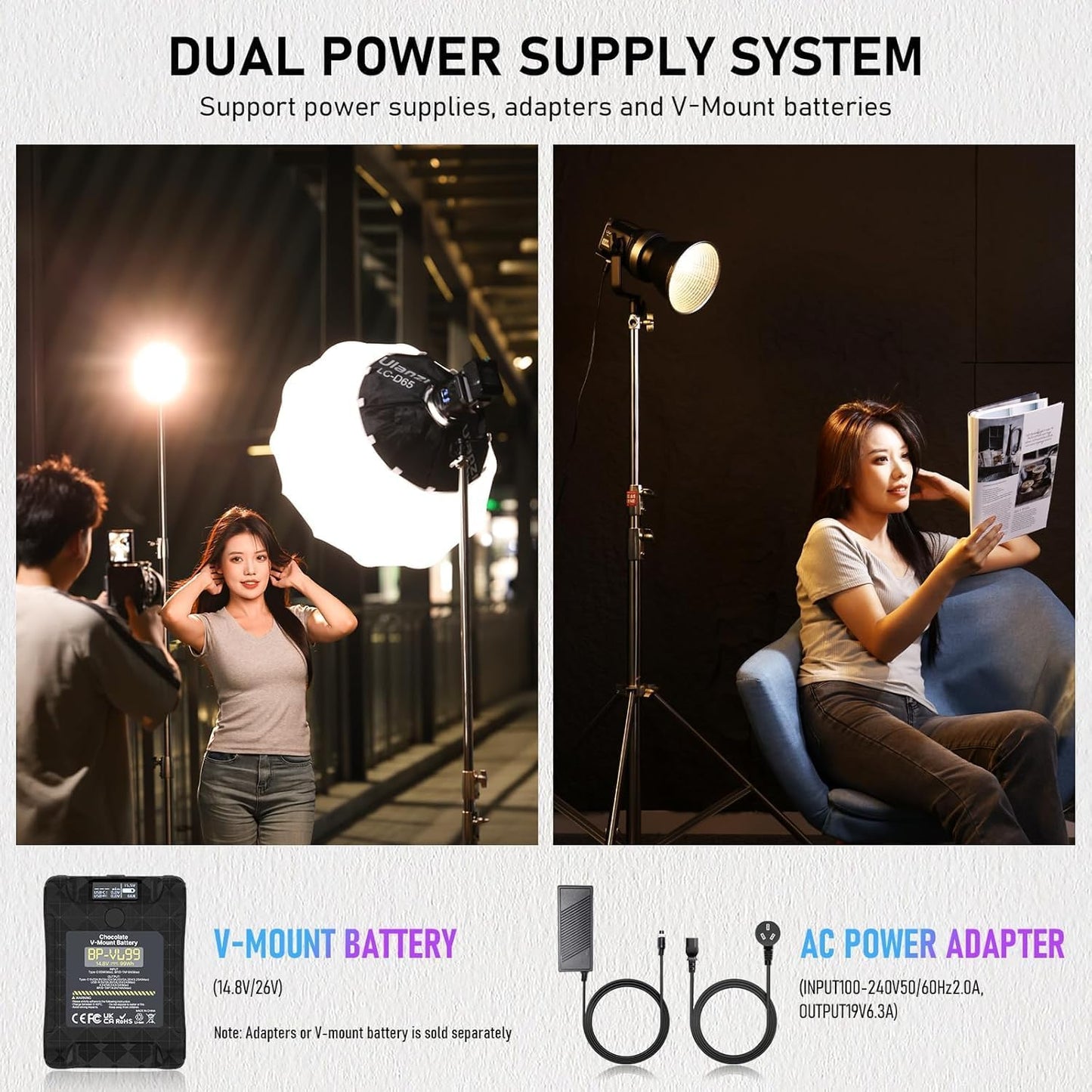 Ulanzi 120W RGB V-Mount COB Light