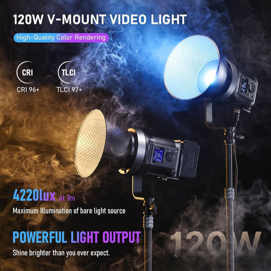 Ulanzi 120W RGB V-Mount COB Light