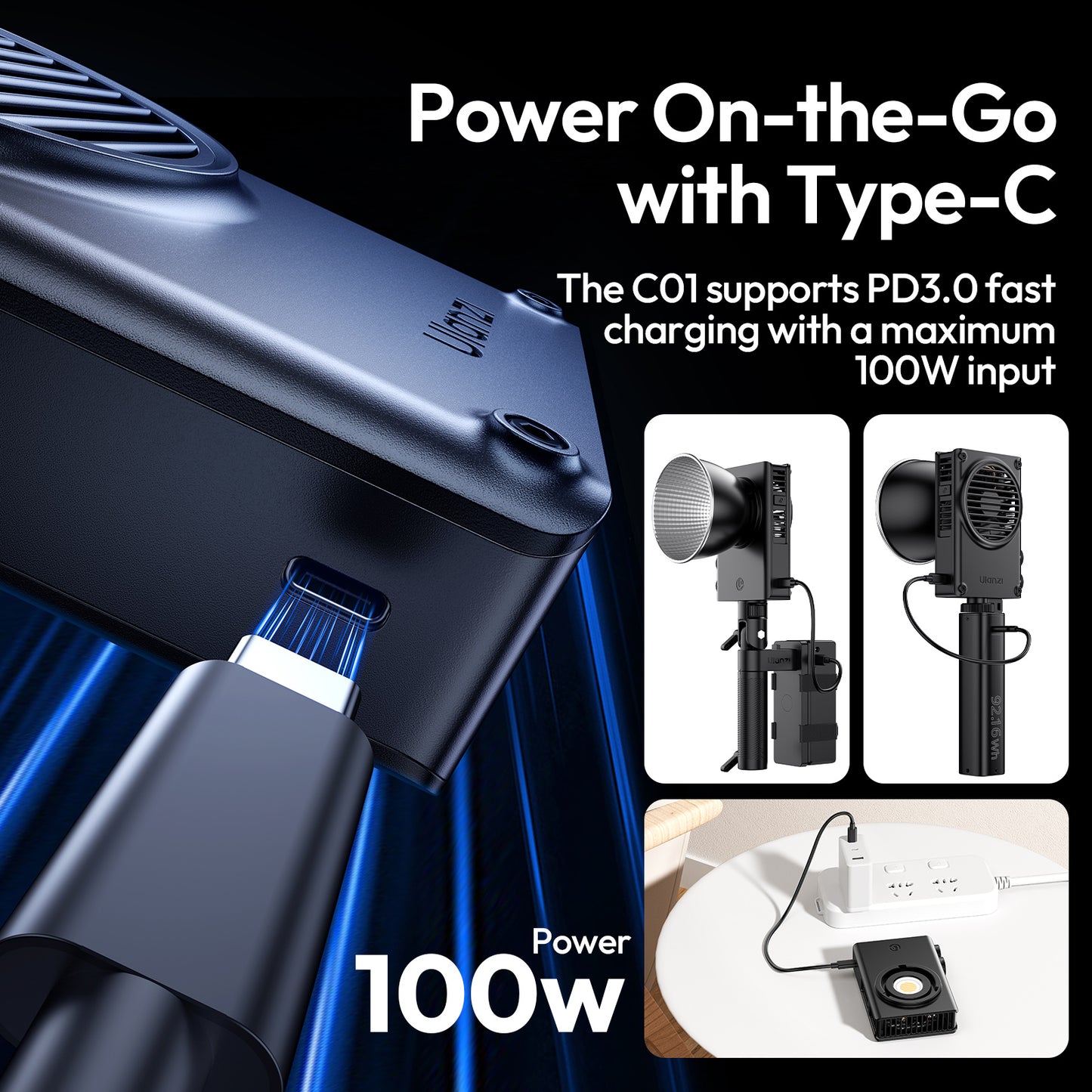 Ulanzi C01 100W Portable COB Light