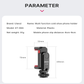 Ulanzi ST-06S Hot Shoe Phone Clamp Black
