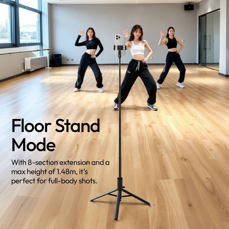 Ulanzi MT86 Automatic Phone Tripod Black (1.5m)
