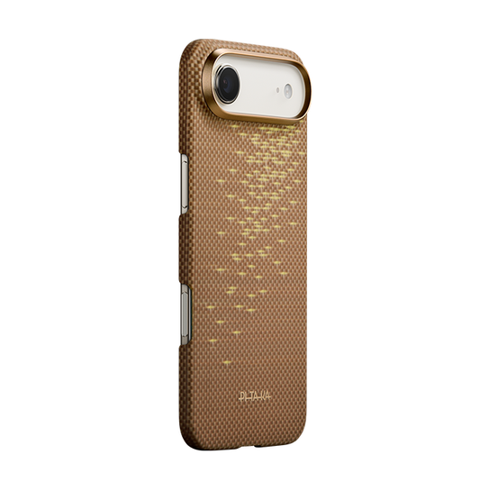 PITAKA Glints of Gold Ultra-Slim Case  for iPhone 17 Air (Golden Glint)