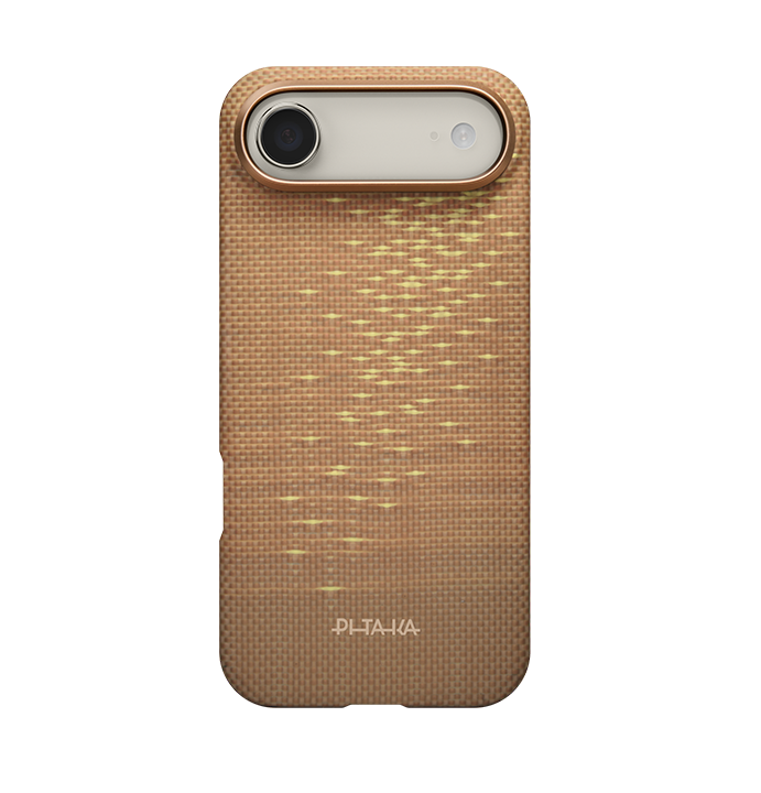 PITAKA Glints of Gold Ultra-Slim Case  for iPhone 17 Air (Golden Glint)