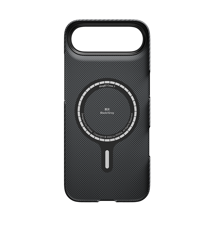 PITAKA Ultra-Slim Case for iPhone 17 Air Black/Grey