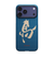 PITAKA Ink Horse Painting Edge Case for iPhone 17 Pro - Azure Green