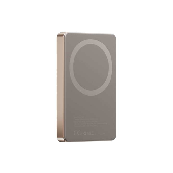 ENERGEA ALUPAC 10K,  10000MAH ULTRA LIGHT ALUMINIUM MAGSAFE COMPATIBLE POWER BANK