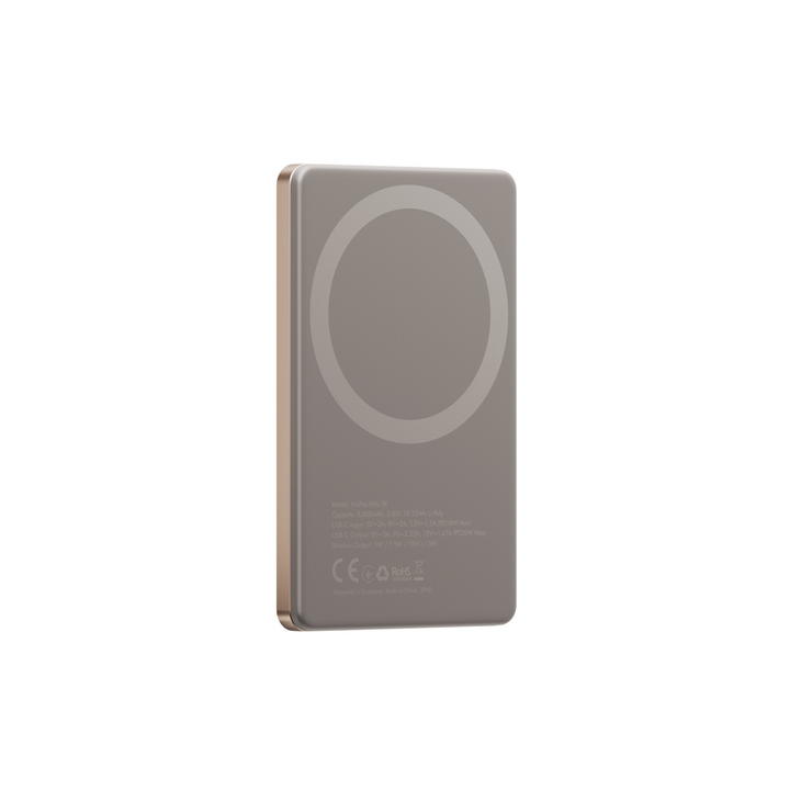 ENERGEA ALUPAC MINI,  5000MAH MINI ALUMINIUM MAGSAFE COMPATIBLE POWER BANK