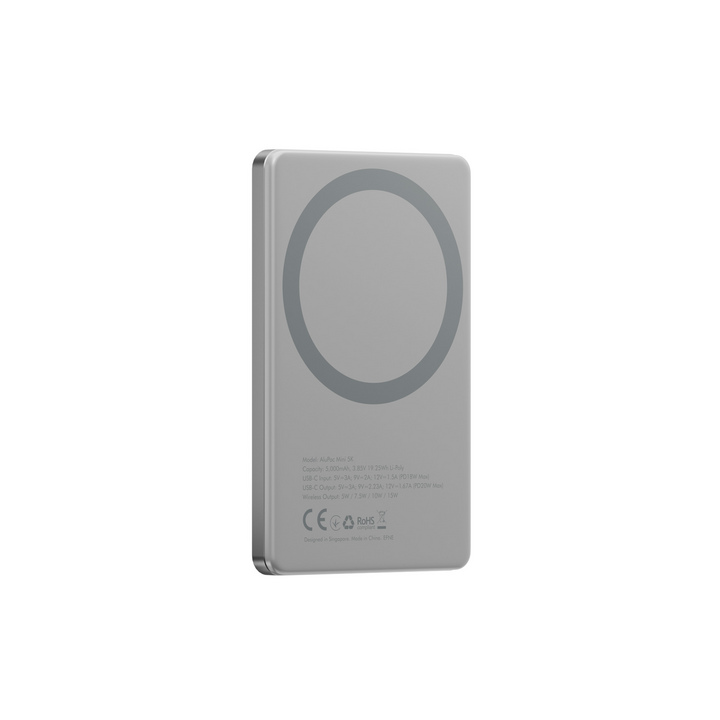 ENERGEA ALUPAC MINI,  5000MAH MINI ALUMINIUM MAGSAFE COMPATIBLE POWER BANK