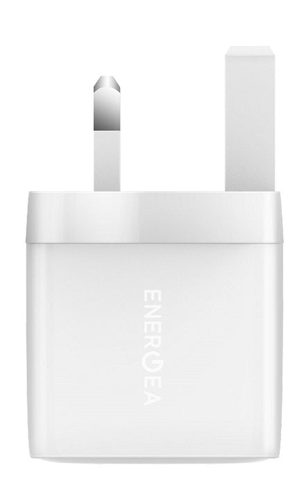 ENERGEA AMPCHARGE GAN40+, 2C PD/PPS WALL CHARGER,40W (UK) - WHITE