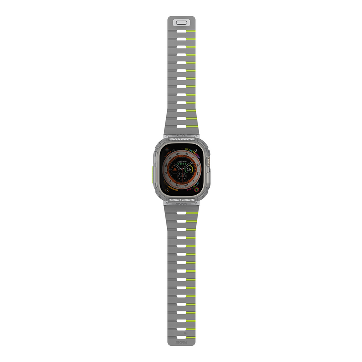 SKINARMA MAGNETIC APPLE WATCH STRAP GEMINI + WATCH CASE ATOM - 46 MM  NITE GLOW EDITION